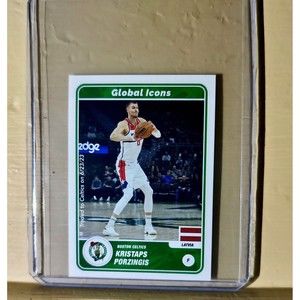 2023-24 Kristaps Porzingis Panini NBA Basketball #56 Global Icons Sticker